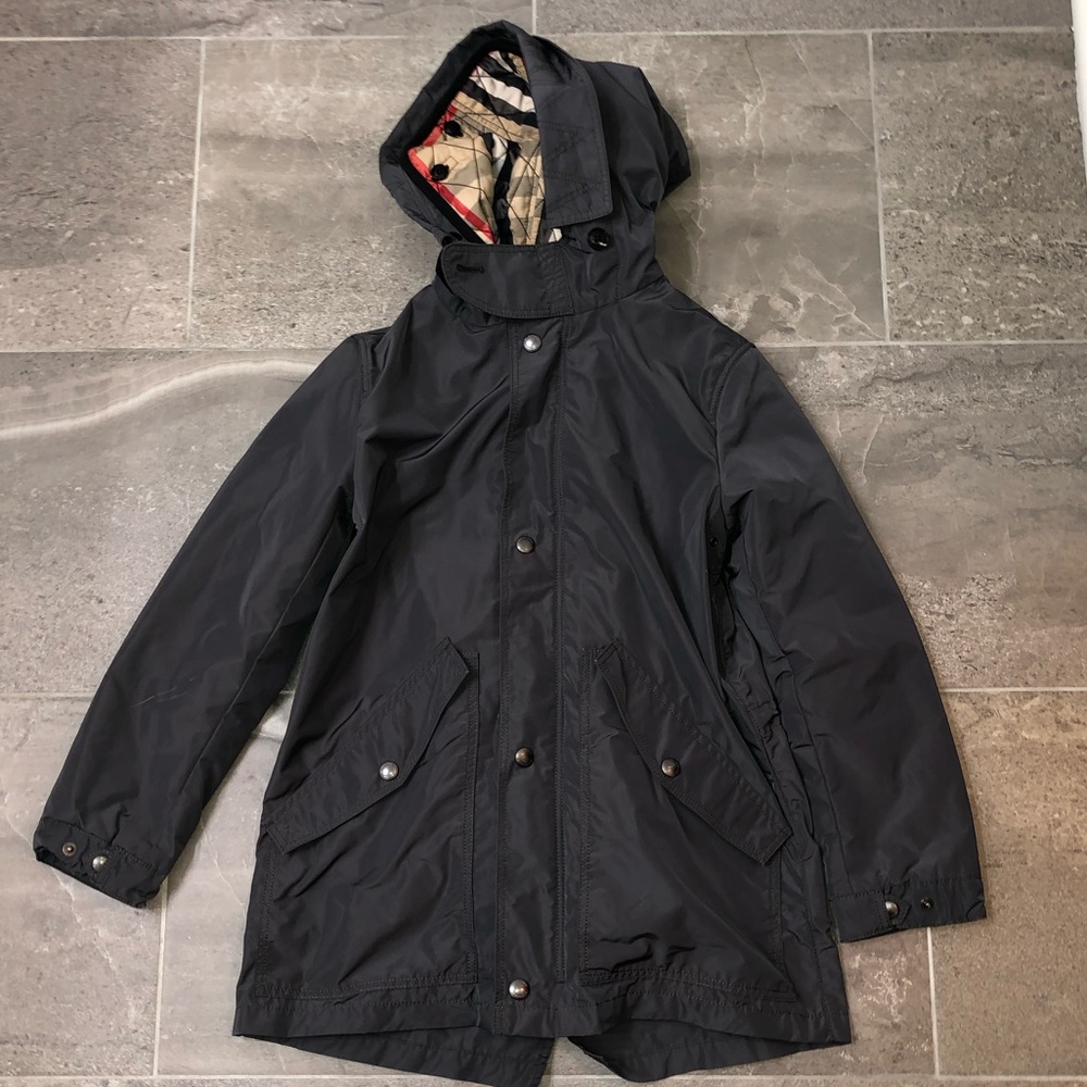 Burberry Lined Raincoat, Size 10 - Picture 2 of 7